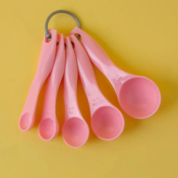 Measuring Spoon Set - 5 PCS (1/4 tsp, 1/2 tsp, 1 tsp, 1/2 tbsp, and 1 tbsp) - Souk Al RasKitchen & Dining