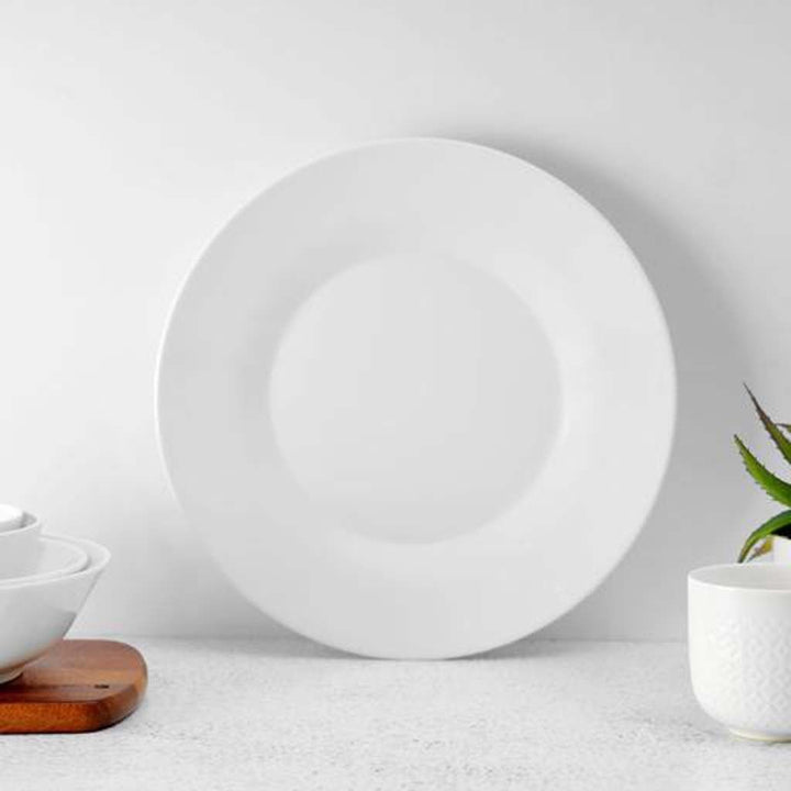 Melamine Dinner Plate - Durable, Chip Resistant, Dishwasher Safe, Easy to Store 25CM - Souk Al RasSERVEWARE