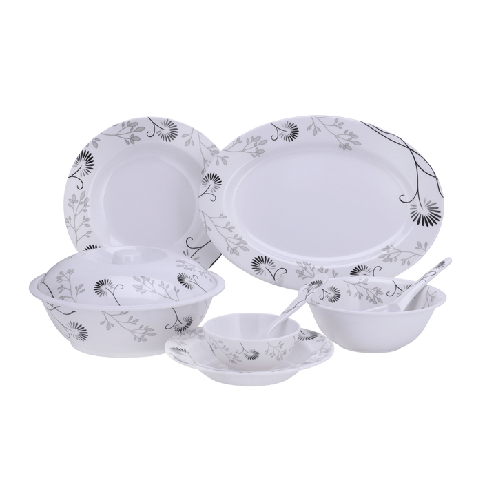 Melamine Dinnerware Set 40Pcs – Souk Al Ras