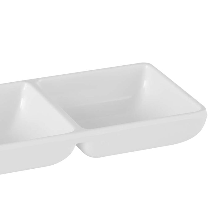 Melamine Tripple Sauce Bowl 23cm - Souk Al RasServeWARE