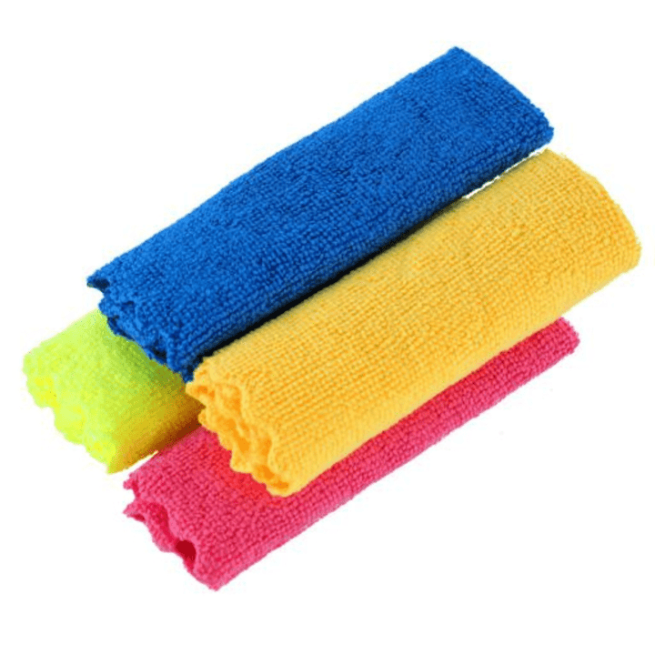 Microfiber Cloth Set, High - Quality 4Pcs - Souk Al RasTable Linens