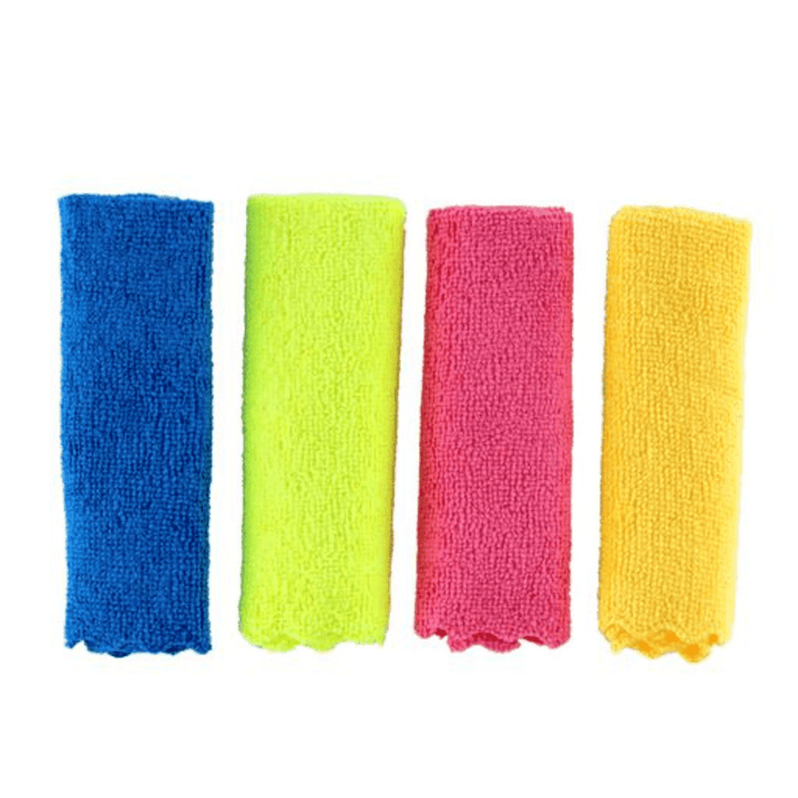 Microfiber Cloth Set, High - Quality 4Pcs - Souk Al RasTable Linens