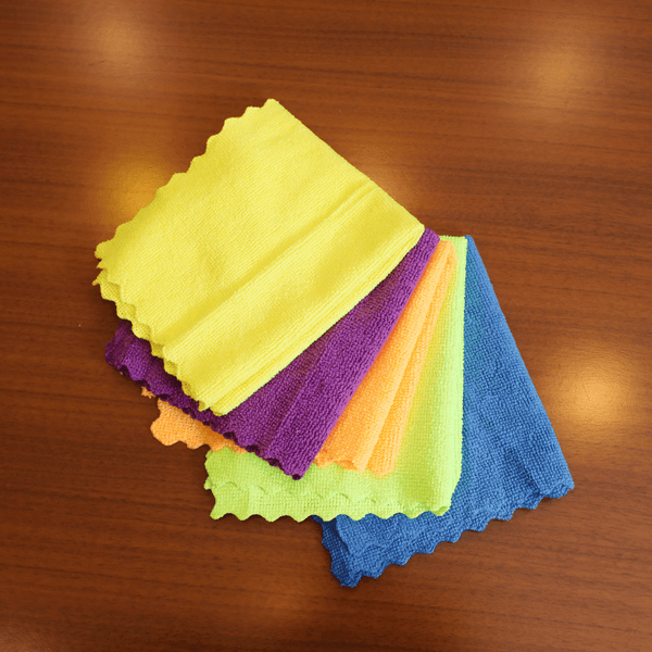 Microfiber Cloth Set, High - Quality Cleaning Cloths 5Pcs 30x35CM - Souk Al RasTable Linens