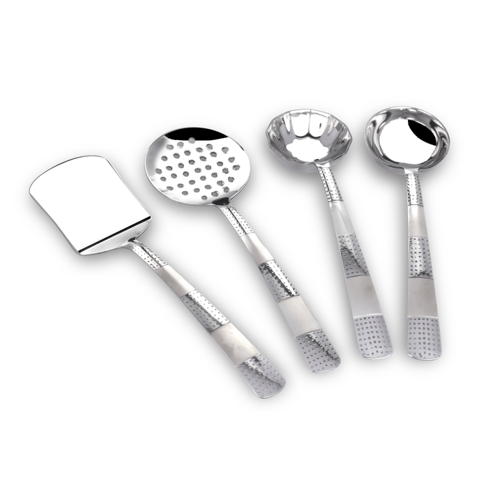 Mino Deluxe Turner | Stainless Steel Large Spatula | Silver | Durable Kitchen Utensil - Souk Al RasServeware