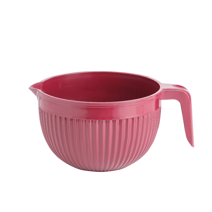 Mixing Bowl with Handle, Premium - Quality Polymer Plastic 3500ML - Souk Al RasServeware