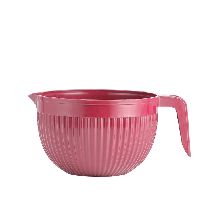 Mixing Bowl with Handle, Premium - Quality Polymer Plastic 3500ML - Souk Al RasServeware