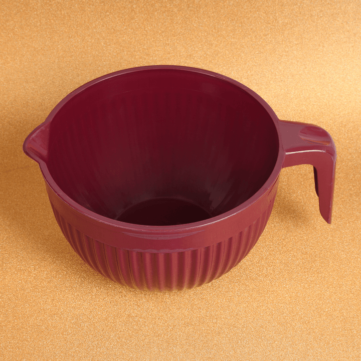 Mixing Bowl with Handle, Premium - Quality Polymer Plastic 3500ML - Souk Al RasServeware