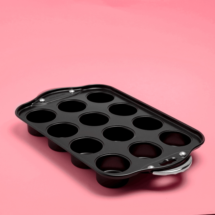 Muffin Pan with Loose Base, Mini Bakeware 12 CUPS - Souk Al RasBakeware