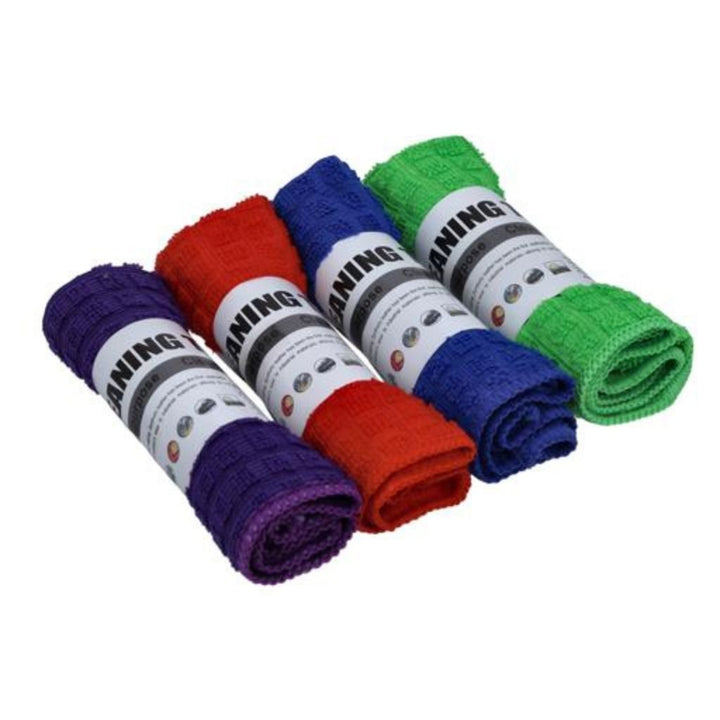 Multi - Purpose Extra Absorbent Microfiber Cleaning Towels - Souk Al RasTable Linens