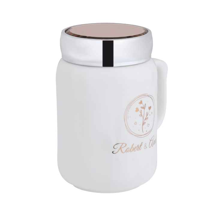 New Bone Travel Mug with Vinyl Cover, 400ML - Souk Al RasDrinkware