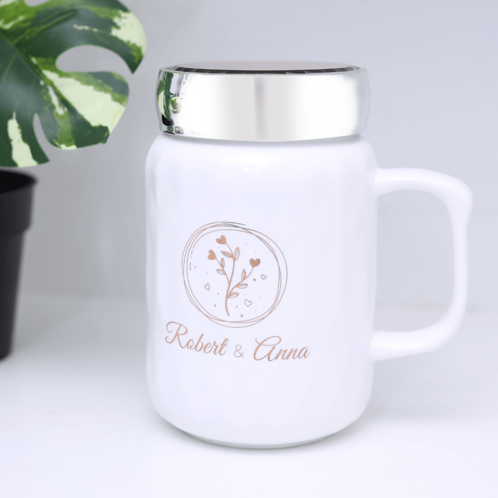 New Bone Travel Mug with Vinyl Cover, 400ML - Souk Al RasDrinkware