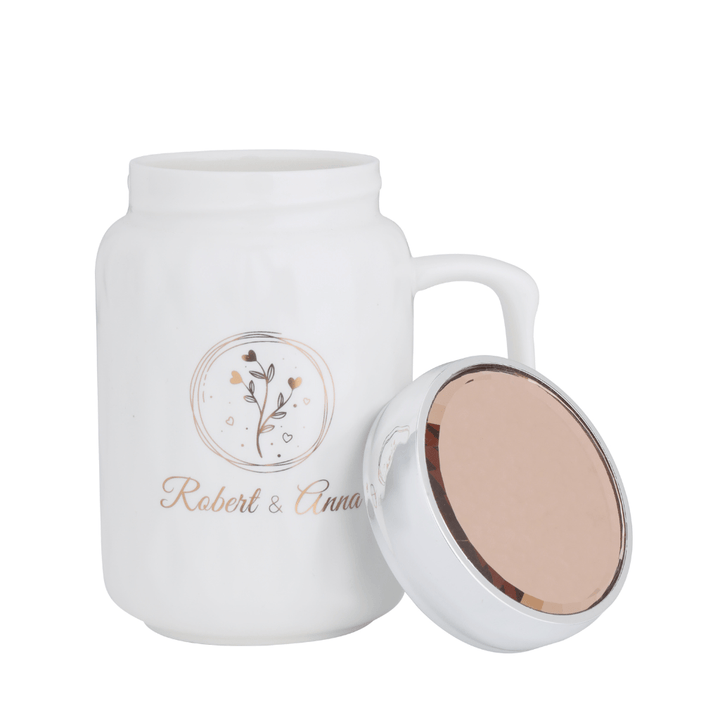 New Bone Travel Mug with Vinyl Cover, 400ML - Souk Al RasDrinkware