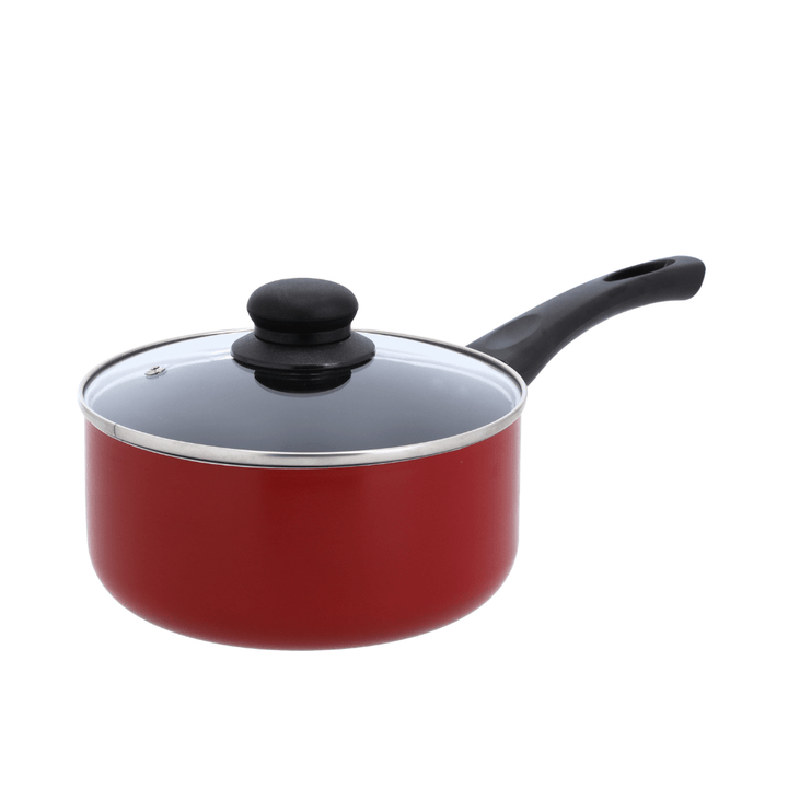 Non - Stick Aluminium Cookware with 3 Layer Durable Construction, Cookware Set of 9pcs - Souk Al RasCookware Sets