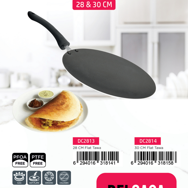 non-stick flat Tawa premium black colour