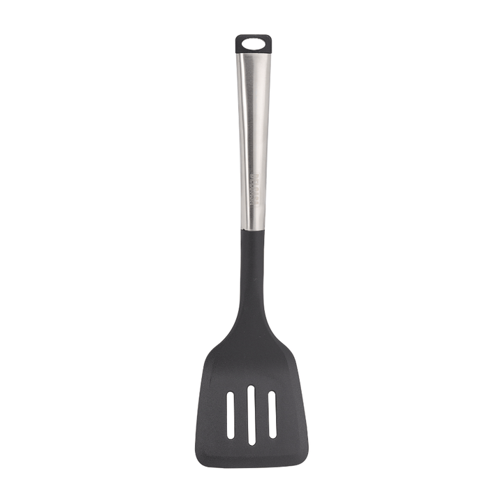 Nylon Slotted Turner with Stainless Steel Handle - Souk Al RasCooking Utensils