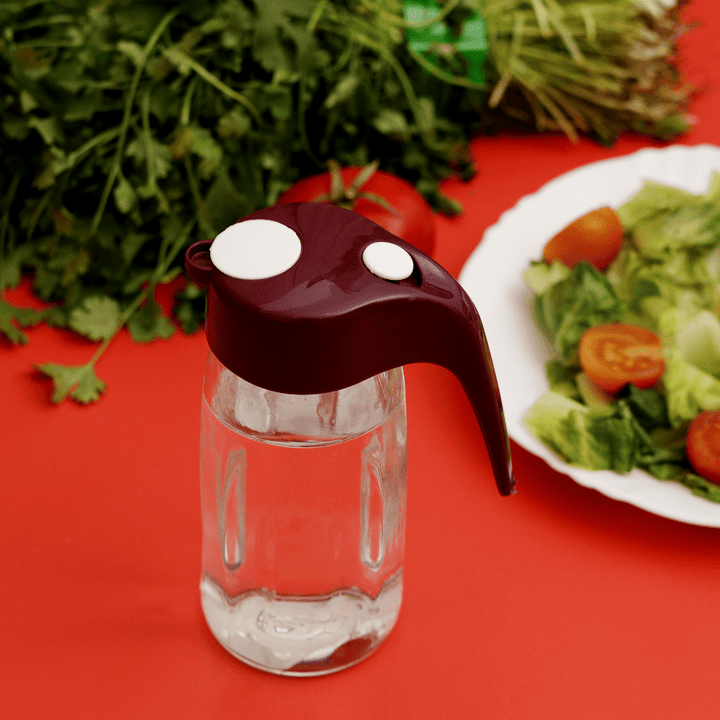 Oil & Vinegar Glass Bottle with Handle 300ML - Souk Al RasKitchen Accessories