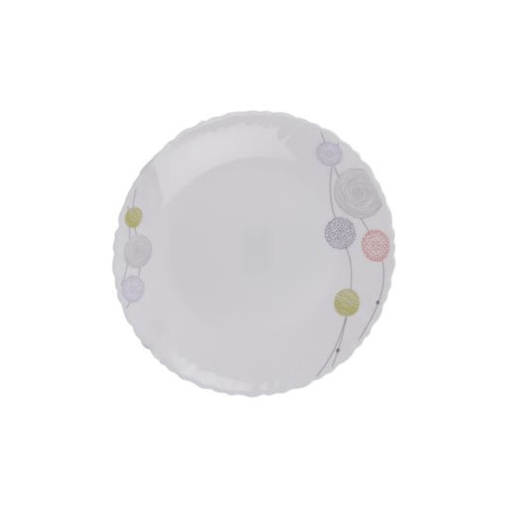 Opal Ware Dinner Set - 34PC, Floral Plates, Bowls, Spoons - Souk Al RasDinnerware Sets