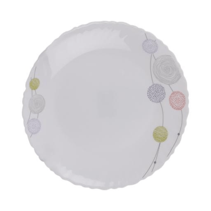 Opal Ware Dinner Set - 34PC, Floral Plates, Bowls, Spoons - Souk Al RasDinnerware Sets