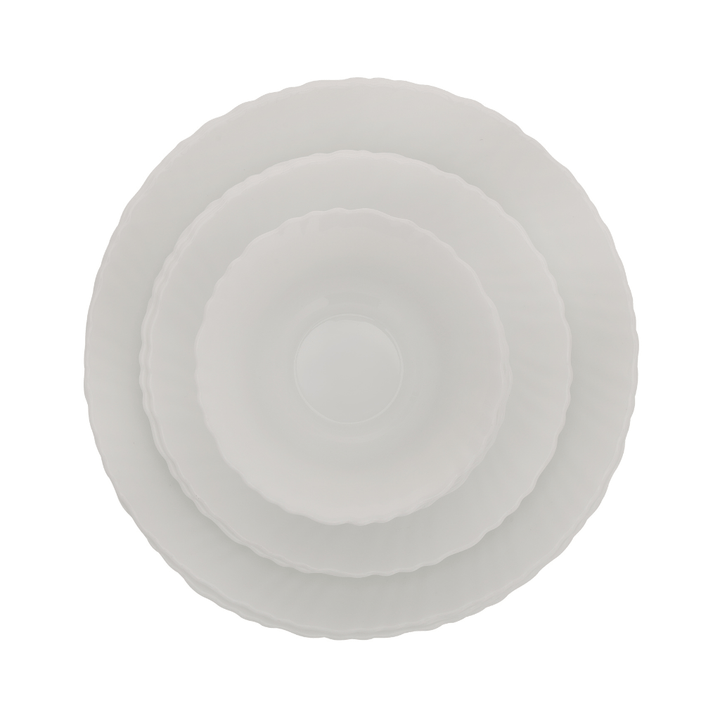 Opalware Dinner Set, Elegant White Dinner Set 12 Pcs - Souk Al RasDinnerware Sets