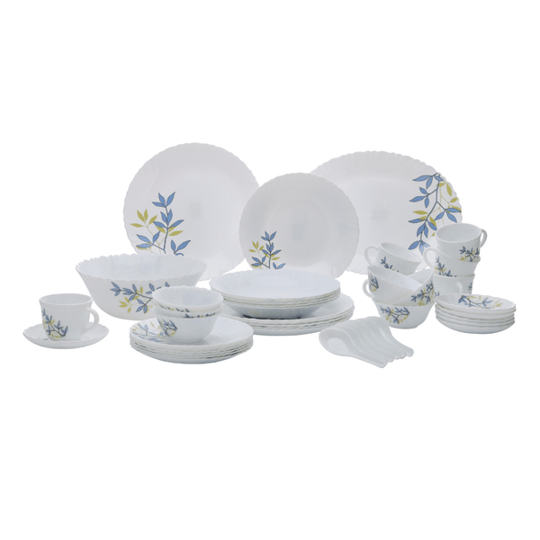 Opalware Dinner Set with Elegant autumn leaves Design 44Pcs - Souk Al RasServeware