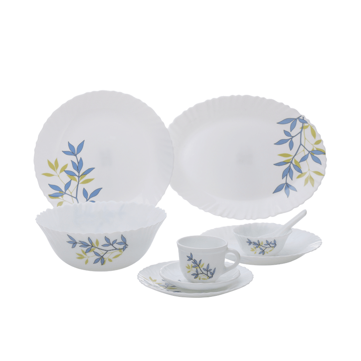 Opalware Dinner Set with Elegant autumn leaves Design 44Pcs - Souk Al RasServeware