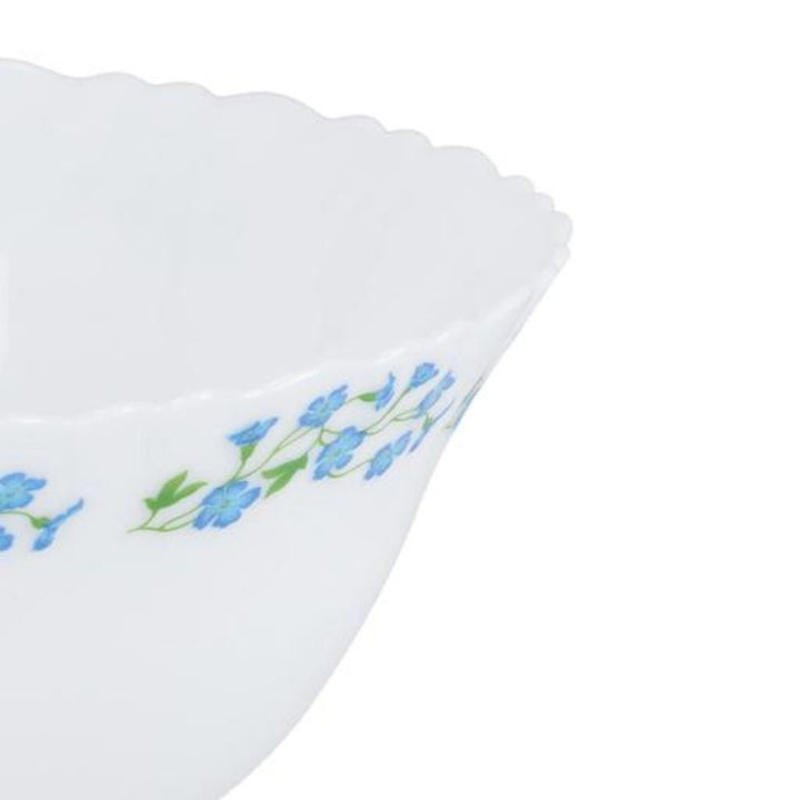 Opalware Round Serving Bowl With Ornamented Design - 20.32cm - Souk Al RasDinnerware