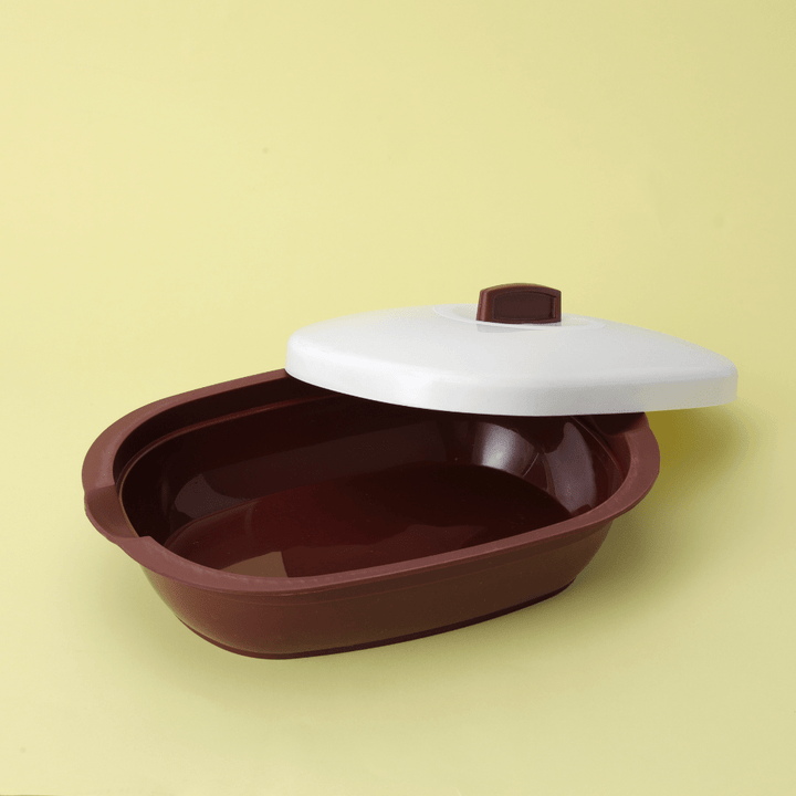 Oval Casserole with Lid, Serving Pot 2000ML - Souk Al RasHot Pot & Casserole