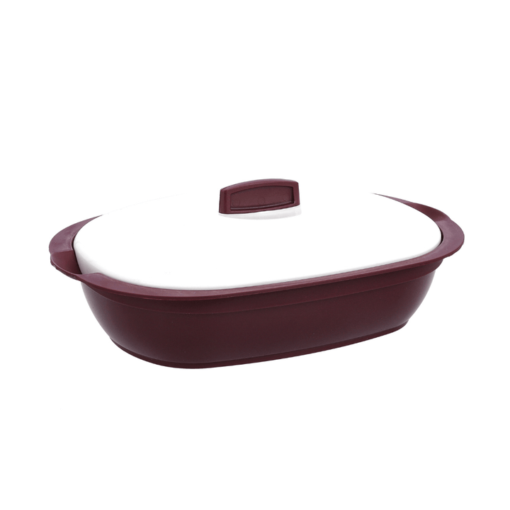 Oval Casserole with Lid, Serving Pot 2000ML - Souk Al RasHot Pot & Casserole