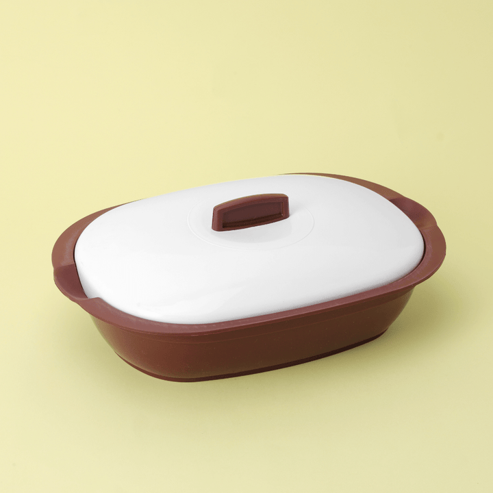 Oval Casserole with Lid, Serving Pot 2000ML - Souk Al RasHot Pot & Casserole