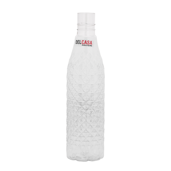 Pet Bottle with Diamond Cap, BPA - Free, Leak - Resistant, and Portable 1000ML - Souk Al RasWater Bottles