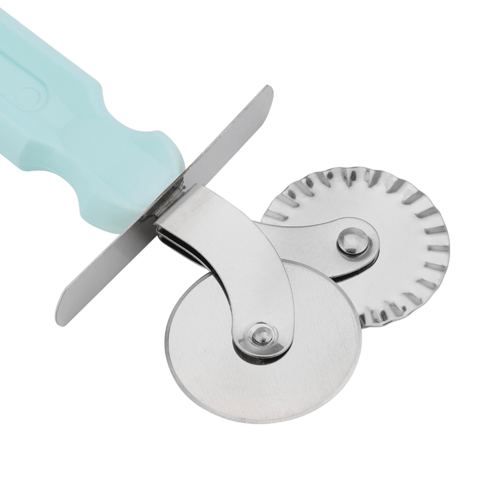 Pizza Cutter, Made with PS Polymer and Stainless Steel 2in1 - Souk Al RasGraters, Peelers & Slicers