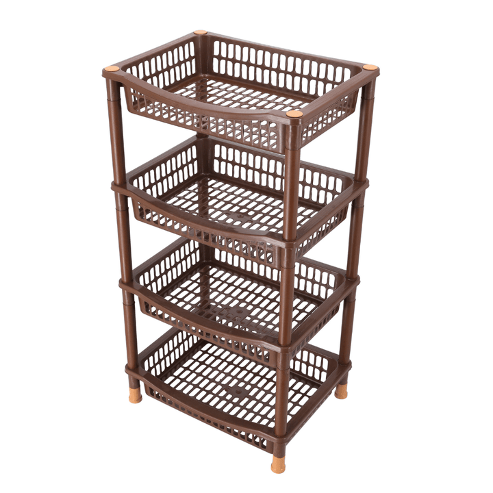 Plastic square vegetable rack 4 TIER - Souk Al RasKitchen Accessories