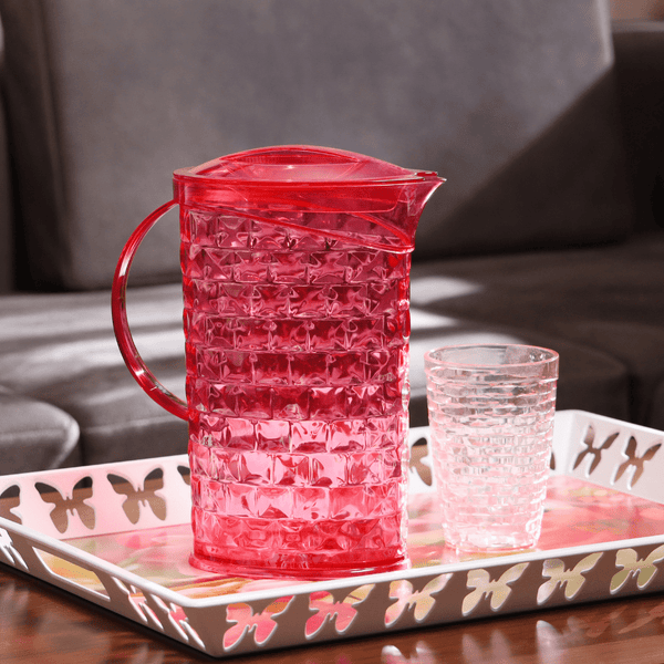 Plastic Transparent Water Jug 2.0L - Souk Al RasWater Bottles