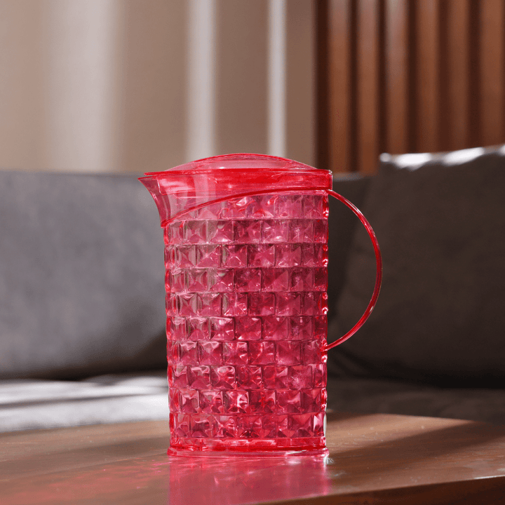 Plastic Transparent Water Jug 2.0L - Souk Al RasWater Bottles