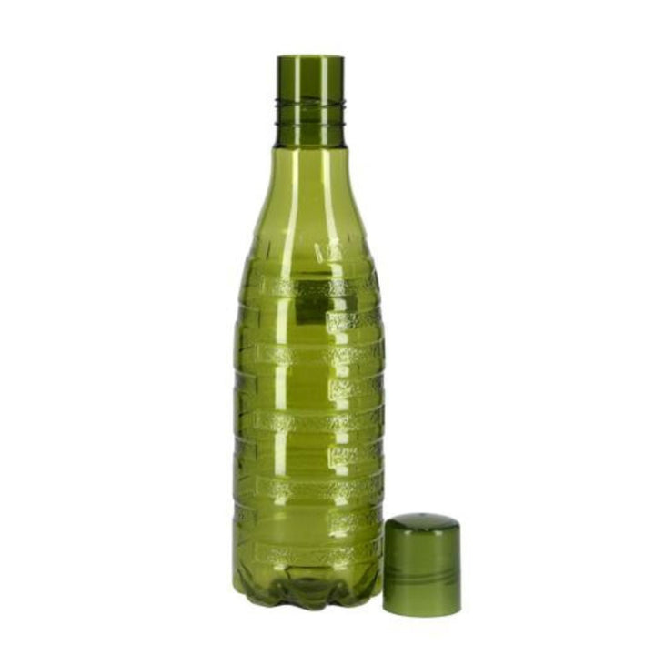 Portable 1L H2O Water Bottle with Cap - Lead - Free, Great for Travel - Souk Al RasDrinkware