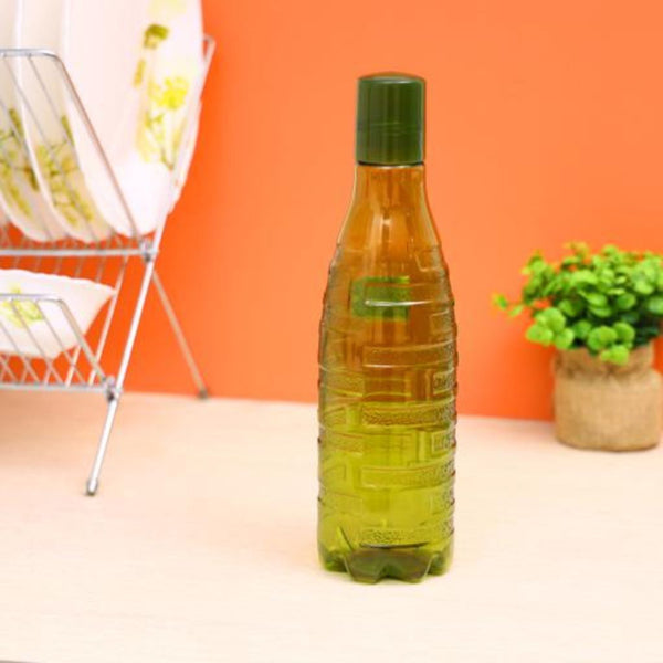 Portable 1L H2O Water Bottle with Cap - Lead - Free, Great for Travel - Souk Al RasDrinkware