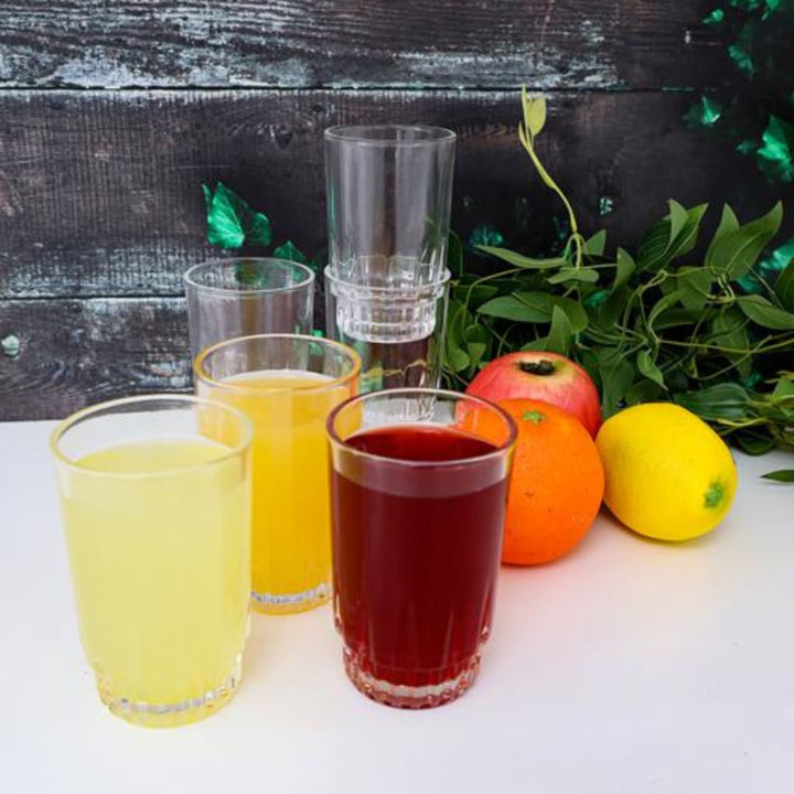 Portable Glass Drinking Cups 6 PCS Set of 270ml - 9oz - Souk Al RasDrinkware