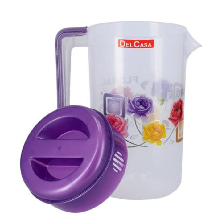 Portable Multi - Purpose Water Jug with Lid and 4 Glasses for Water, Picnic, and Juice - Souk Al RasDrinkware