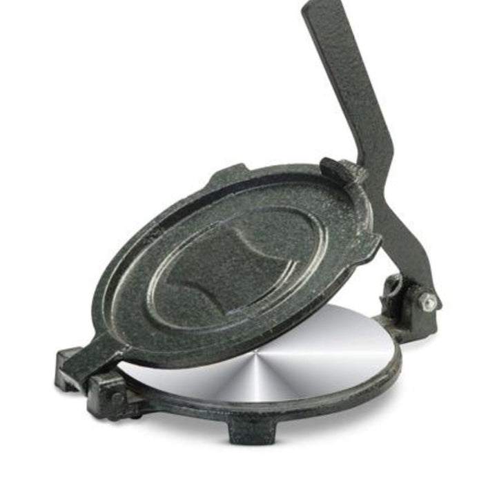 Pre - Seasoned Cast Iron - Chapatti & Tortilla Press for Homemade Mexican - Style Tortillas and Tacos - 15cm - Souk Al RasKitchen Tools & Utensils