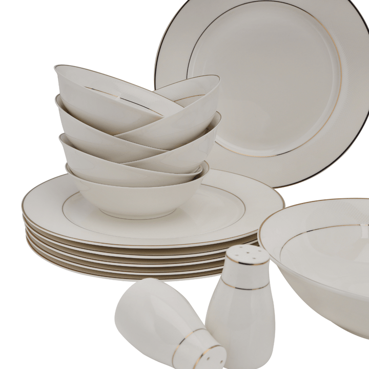 Premium Bone China Dinner Set, 28Pcs - Souk Al RasDinnerware Sets