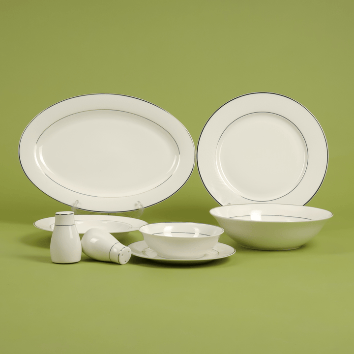 Premium Bone China Dinner Set, 28Pcs - Souk Al RasDinnerware Sets