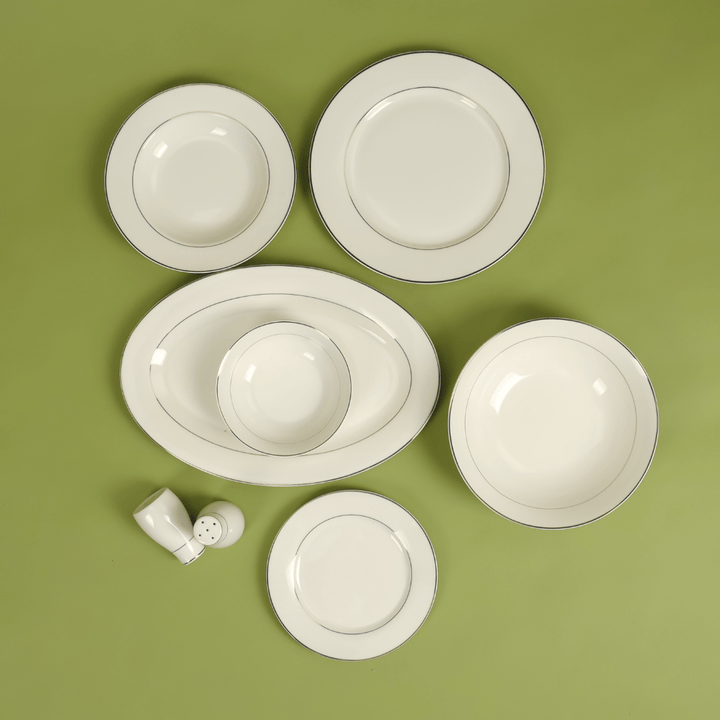 Premium Bone China Dinner Set, 28Pcs - Souk Al RasDinnerware Sets