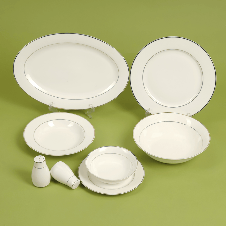 Premium Bone China Dinner Set, 28Pcs - Souk Al RasDinnerware Sets