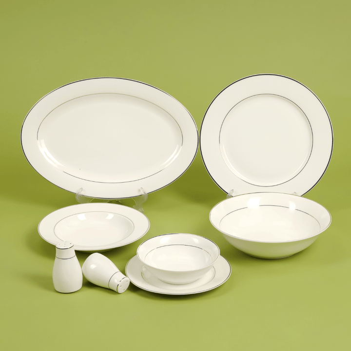 Premium Bone China Dinner Set, 28Pcs - Souk Al RasDinnerware Sets