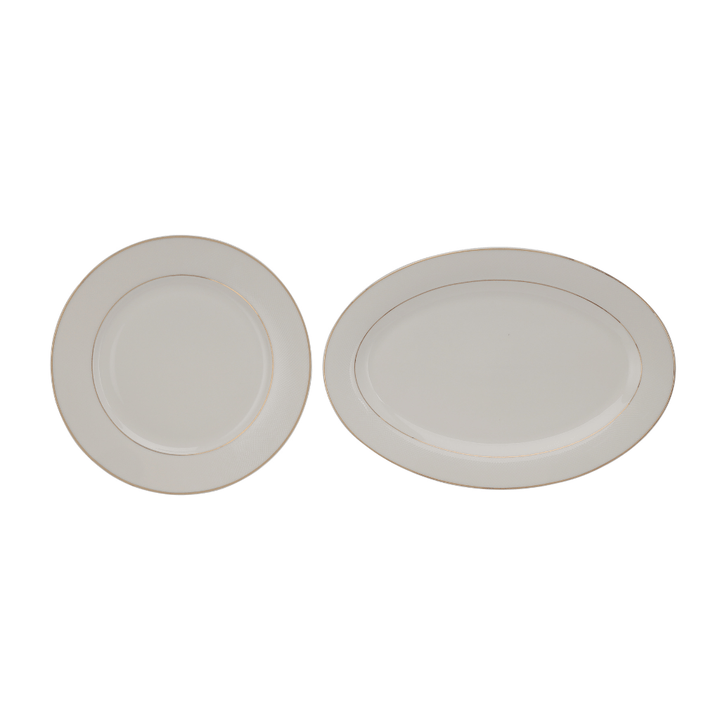 Premium Bone China Dinner Set, 28Pcs - Souk Al RasDinnerware Sets