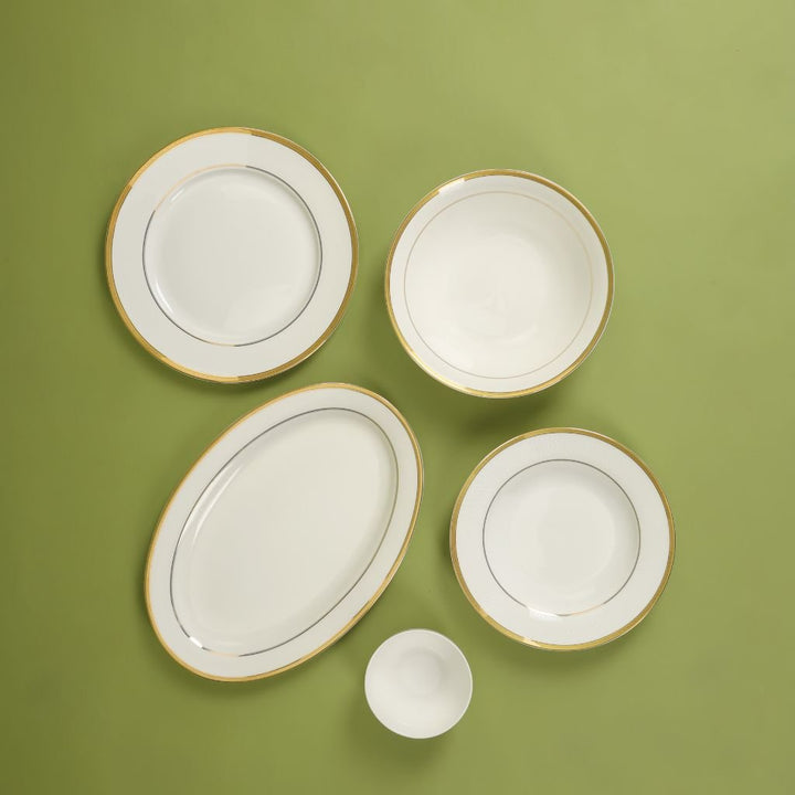 Premium Porcelain Dinner Set 20pcs Set - Souk Al RasPlates & Bowls