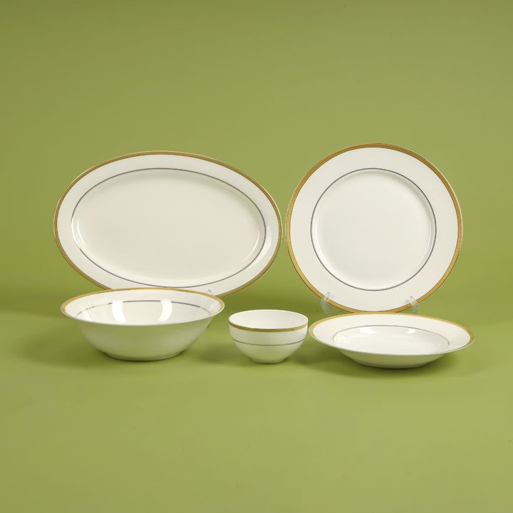 Premium Porcelain Dinner Set 20pcs Set - Souk Al RasPlates & Bowls