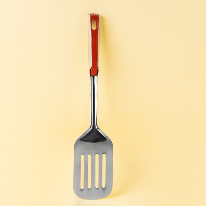 Premium Quality Stainless Steel Slotted Turner, Durable and Stylish - Souk Al RasCooking Utensils