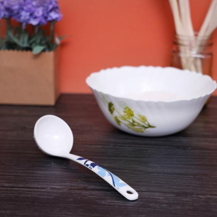 Professional Melamine Soup Ladle with Long Handle - Kitchen Dining Utensil for Serving - Souk Al RasDinnerware