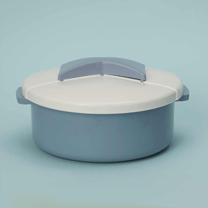 Round Casserole with Lid, Break - Resistant Polymer Plastic Container 750ML - Souk Al RasHot Pot & Casserole